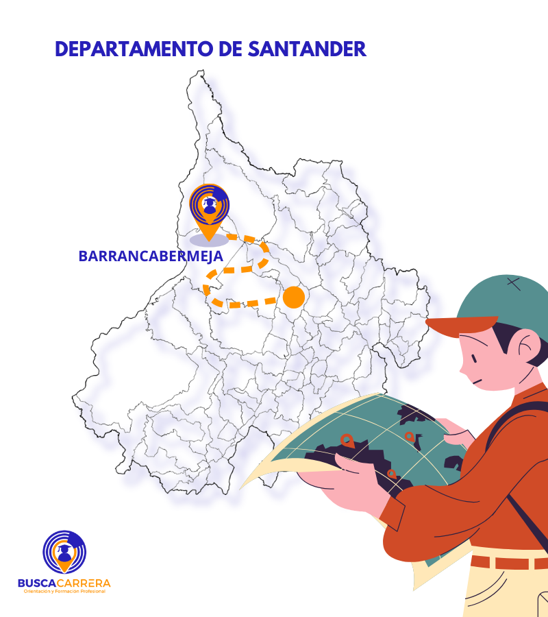 Mapa departamento de Barrancabermeja