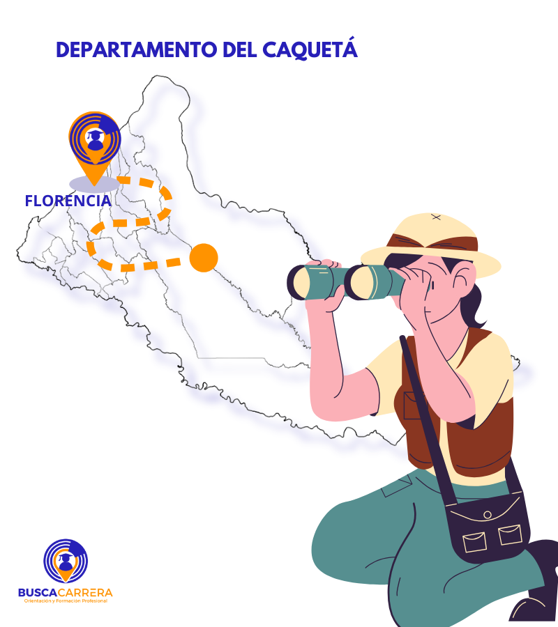 Mapa departamento de Florencia