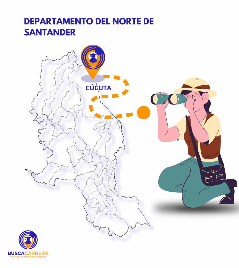 Mapa departamento de San José de Cúcuta