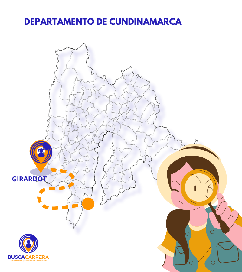 Mapa departamento de Girardot