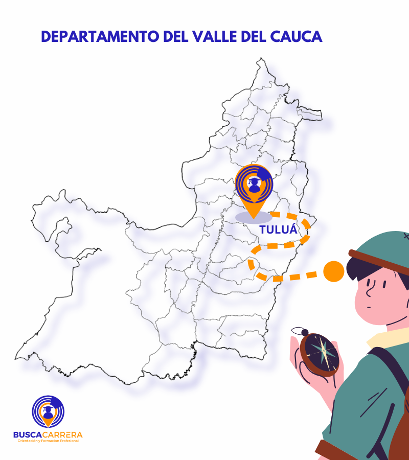 Mapa departamento de Tuluá